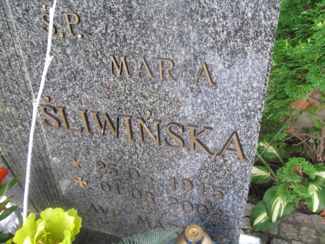 Maria Śliwińska 1915 Tuplice 0899 - Grobonet - Wyszukiwarka osób pochowanych