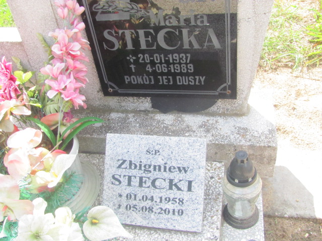 Zbigniew Stecki  1958 Tuplice 0899 - Grobonet - Wyszukiwarka osób pochowanych